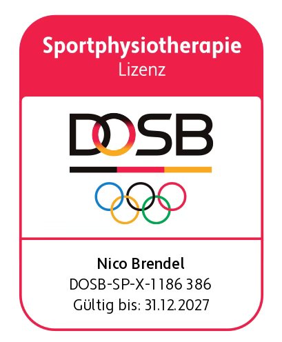 DOSB Sportphysiotherapie-Lizenz